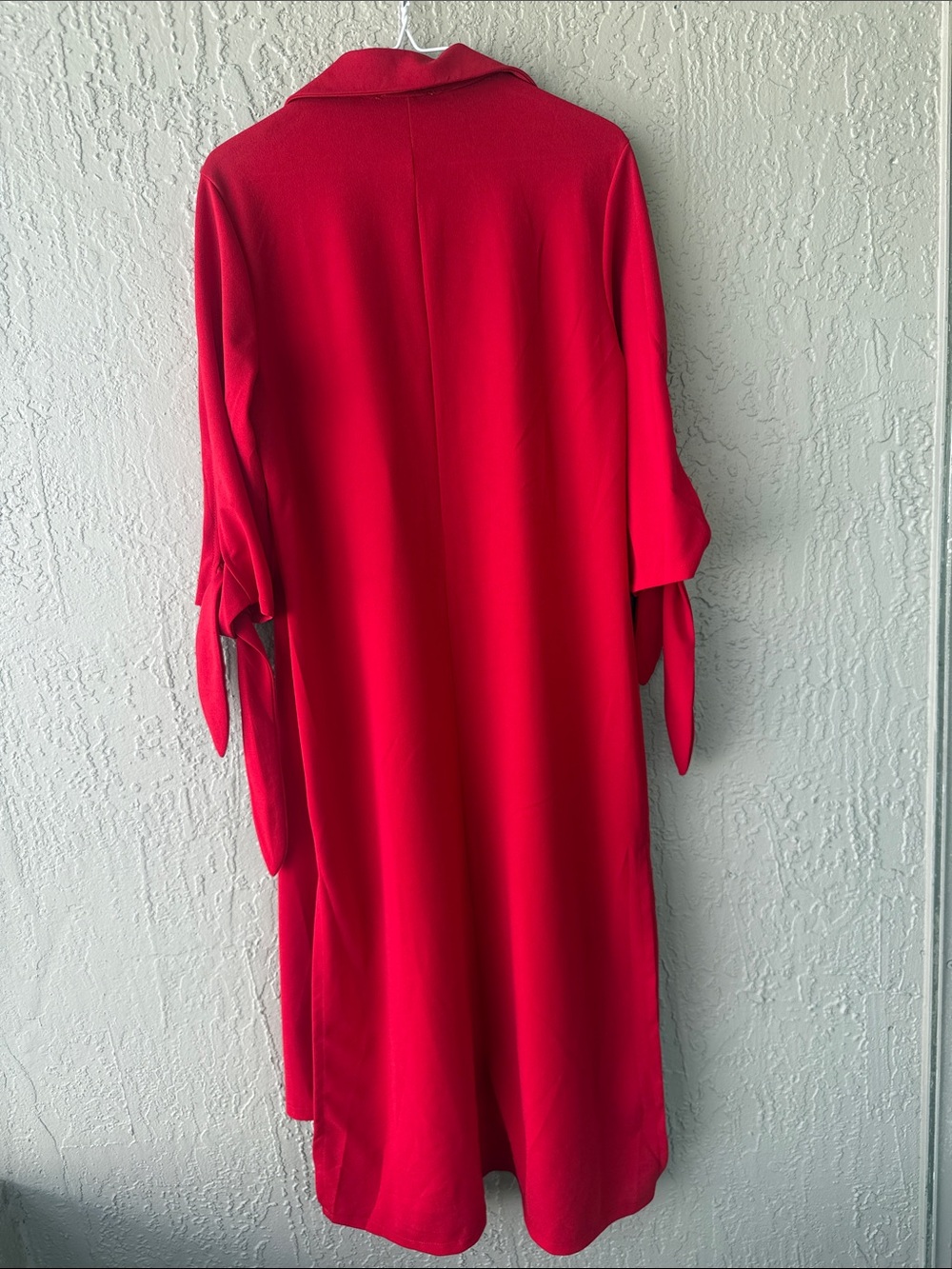 Discovery Red Long Open-Front Camisole Cover-Up - Picture 3 of 3